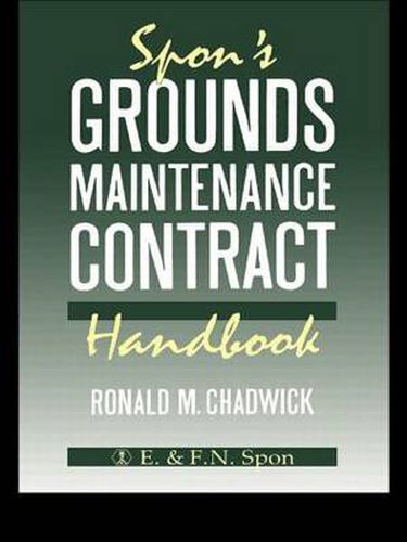 Cover image for Spon's Grounds Maintenance Contract Handbook