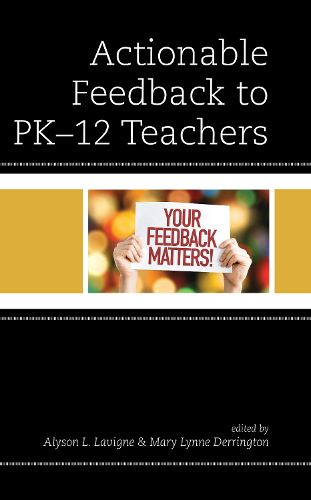 Cover image for Actionable Feedback to PK-12 Teachers