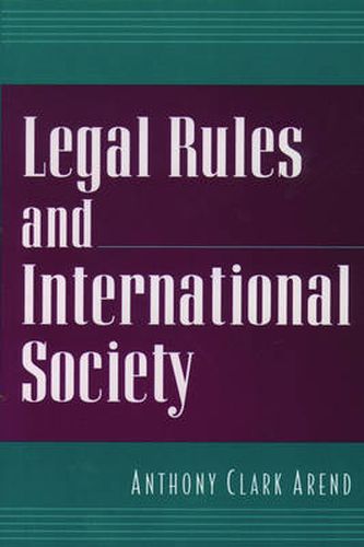 Cover image for Legal Rules and International Society