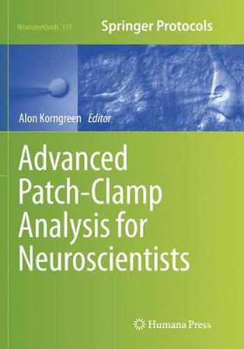 Cover image for Advanced Patch-Clamp Analysis for Neuroscientists