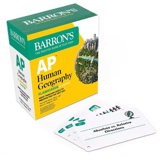 Cover image for AP Human Geography Flashcards, Sixth Edition: Up-to-Date Review