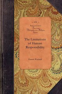 Cover image for The Limitations of Human Responsibility