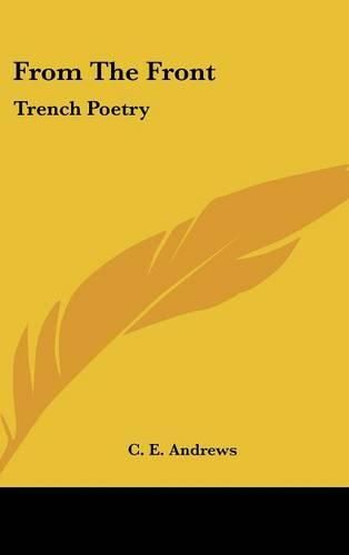 Cover image for From the Front: Trench Poetry