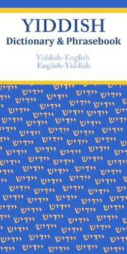 Cover image for Yiddish-English/English-Yiddish Dictionary & Phrasebook