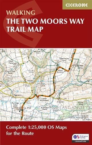 Cover image for The Two Moors Way Trail Map