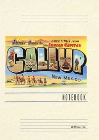 Cover image for Vintage Lined Notebook Greetings from Gallup, New Mexico