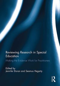 Cover image for Reviewing Research in Special Education