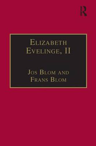 Cover image for Elizabeth Evelinge, II: Printed Writings 1500-1640: Series I, Part Three, Volume 5