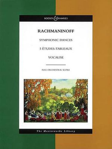 Cover image for Symphonic Dances/Five Etudes Tableaux/Vocalise