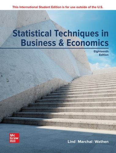 Cover image for ISE Statistical Techniques in Business and Economics