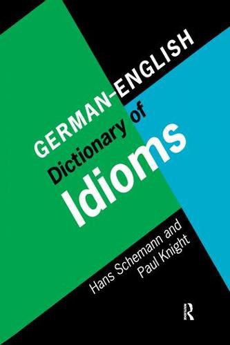 Cover image for German/English Dictionary of Idioms