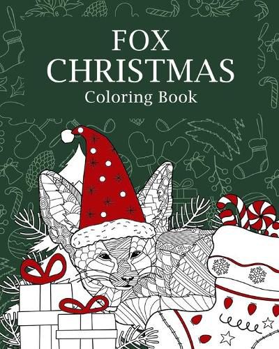 Cover image for Fox Christmas Coloring Book