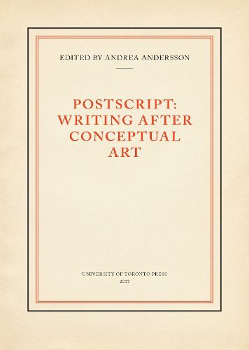 Cover image for Postscript: Writing After Conceptual Art