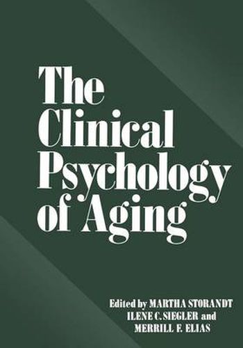 Cover image for The Clinical Psychology of Aging