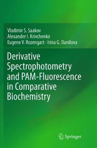 Derivative Spectrophotometry and PAM-Fluorescence in Comparative Biochemistry