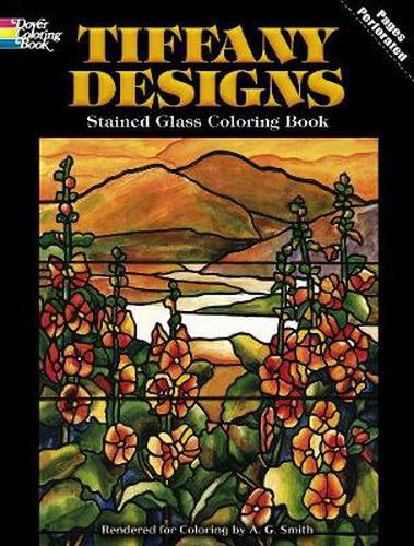 Cover image for Tiffany Designs Stained Glass Coloring Book