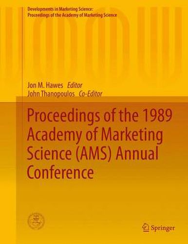 Cover image for Proceedings of the 1989 Academy of Marketing Science (AMS) Annual Conference