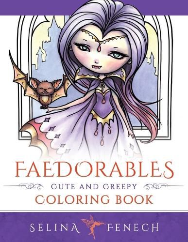 Cover image for Faedorables: Cute and Creepy Coloring Book