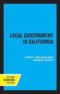 Cover image for Local Government in California