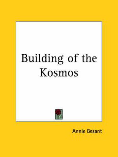 Cover image for Building of the Kosmos (1894)