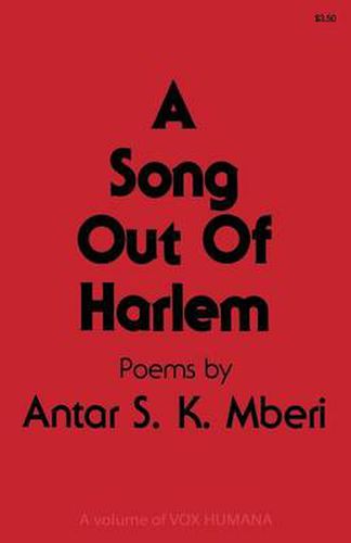 Cover image for A Song Out of Harlem