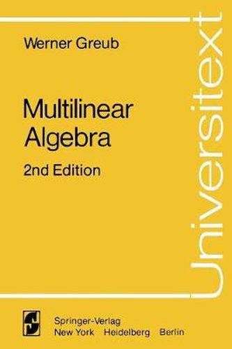 Cover image for Multilinear Algebra