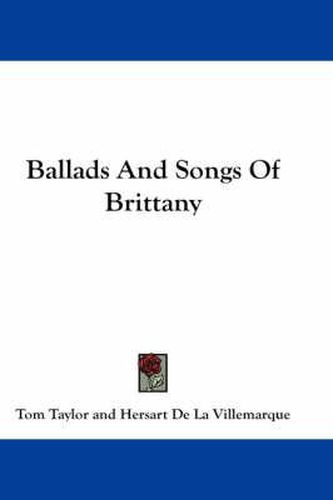 Cover image for Ballads And Songs Of Brittany