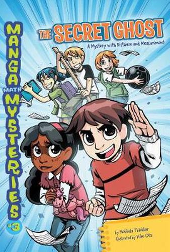 Cover image for Manga Math Mysteries 3: The Secret Ghost - Distance