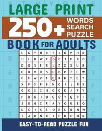 Cover image for Word Search Book 250 Word Puzzles with Solutions for Adults