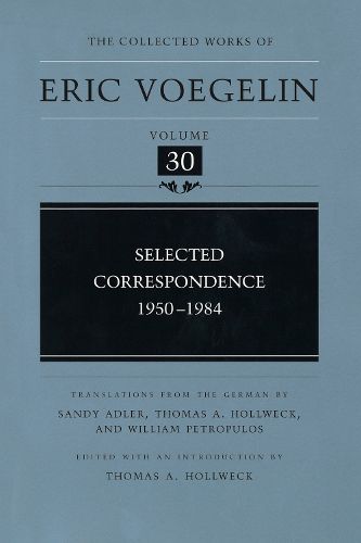 Cover image for Selected Correspondence, 1950-1984 (CW30)