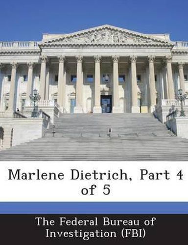 Cover image for Marlene Dietrich, Part 4 of 5