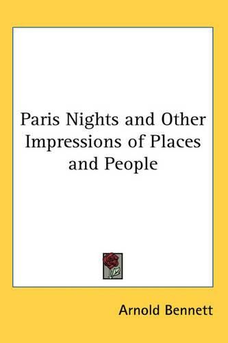 Cover image for Paris Nights and Other Impressions of Places and People