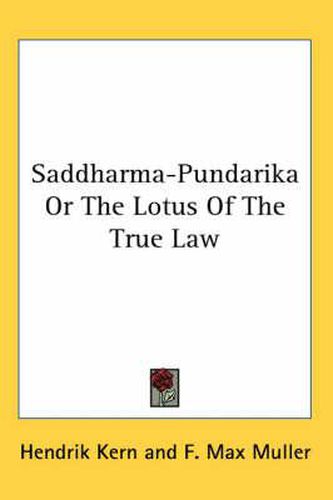 Cover image for Saddharma-Pundarika or the Lotus of the True Law