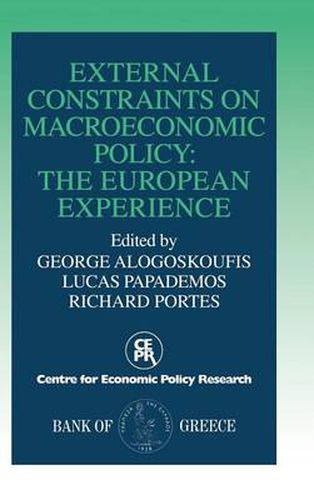 Cover image for External Constraints on Macroeconomic Policy