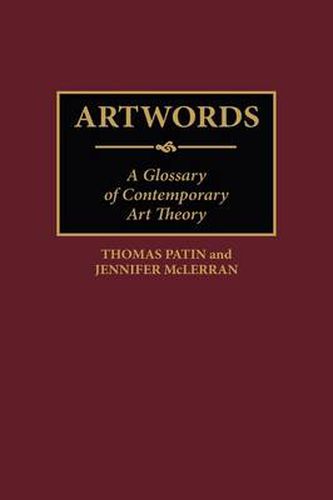 Cover image for Artwords: A Glossary of Contemporary Art Theory