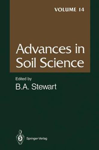 Cover image for Advances in Soil Science: Volume 14