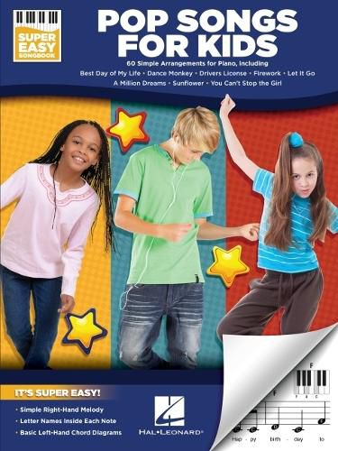 Cover image for Pop Songs for Kids - Super Easy Songbook