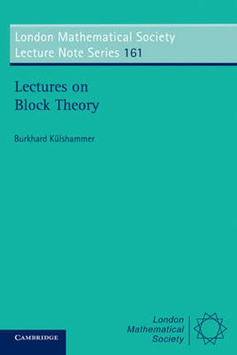 Cover image for Lectures on Block Theory