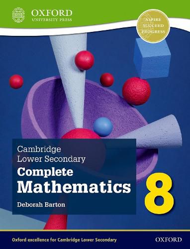 Cover image for Cambridge Lower Secondary Complete Mathematics 8: Student Book (Second Edition)