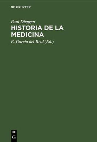 Cover image for Historia de la Medicina