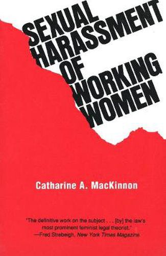 Cover image for Sexual Harassment of Working Women: A Case of Sex Discrimination