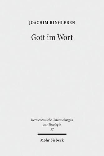 Cover image for Gott im Wort: Luthers Theologie von der Sprache her