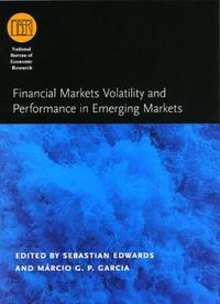 Cover image for Financial Markets Volatility and Performance in Emerging Markets