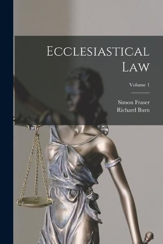 Cover image for Ecclesiastical Law; Volume 1