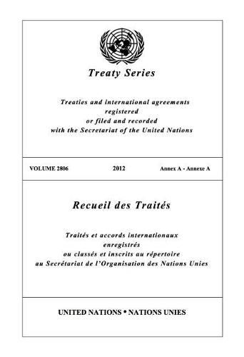 Treaty Series 2806 (English/French Edition)