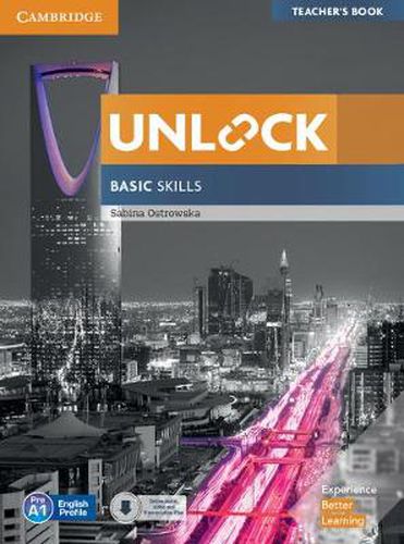 Cover image for Unlock Basic Skills Teacher's Book with Downloadable Audio and Video and Presentation Plus