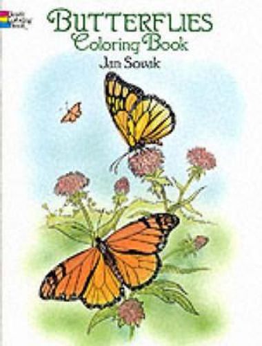 Cover image for Butterflies Coloring Book