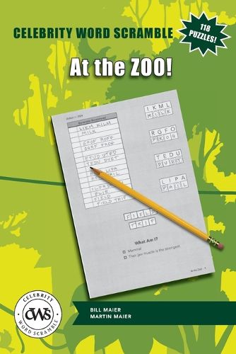 Cover image for Celebrity Word Scramble At the Zoo!