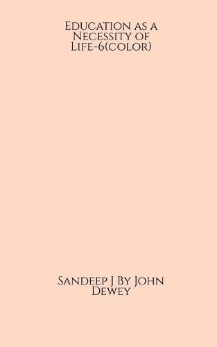 Cover image for Education as a Necessity of Life-6(color)