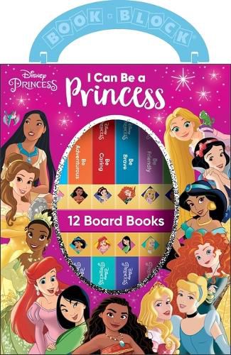 Cover image for Disney Princess: I Can Be a Princess 12 Board Books